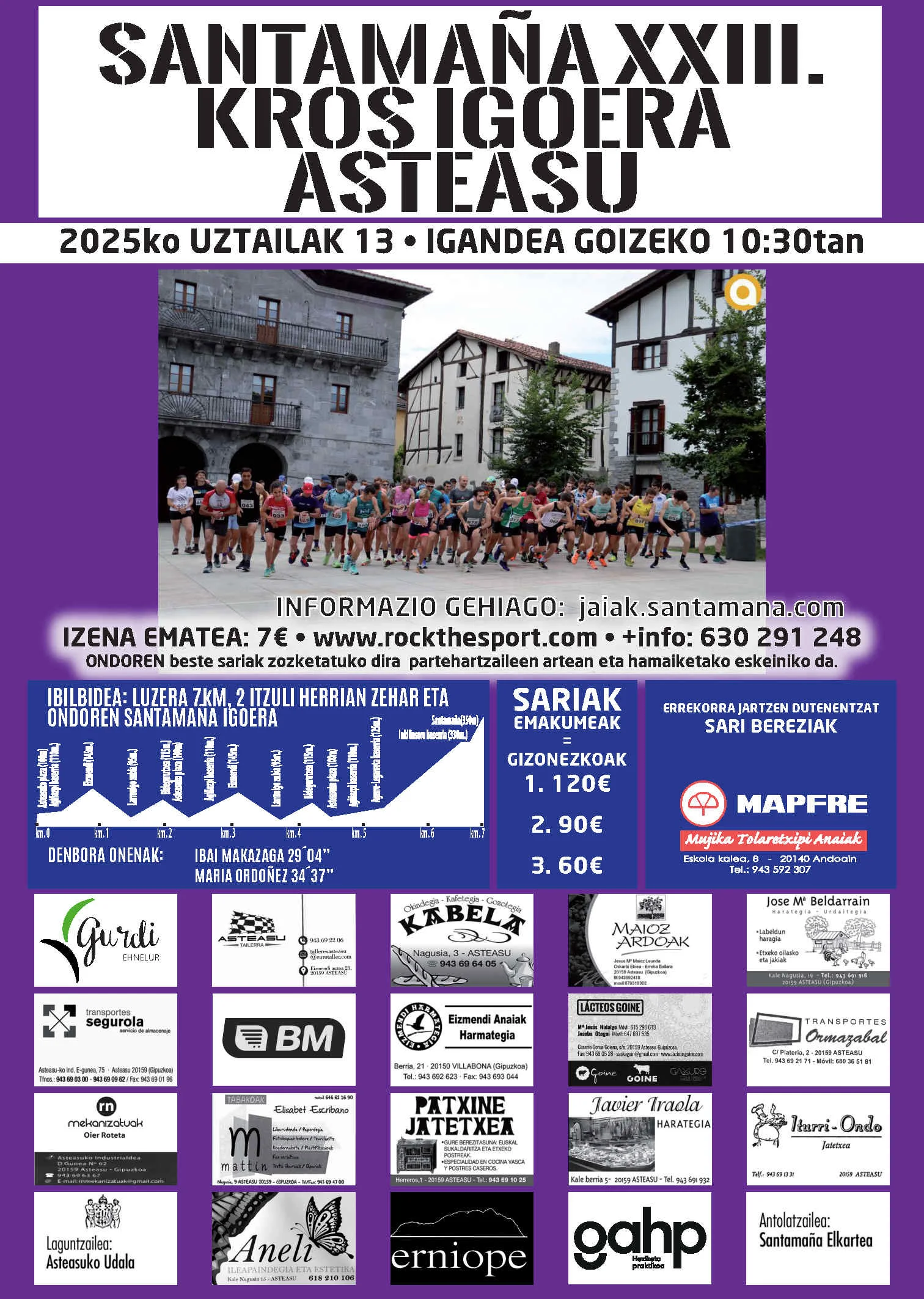 SANTAMAÑAKO XXIV. KROS IGOERA 2025